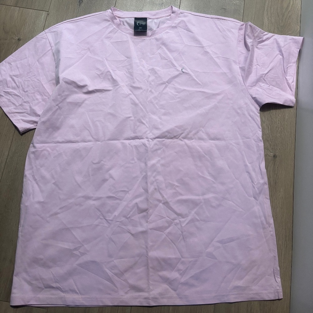 Men’s zyia soft pink flat rock tshirt size 3xl